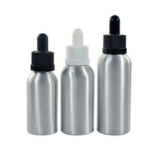 customized refill aluminium e-liquid dropper bottle 30ml 50ml